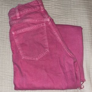 ZARA Pink Straight Leg Pants